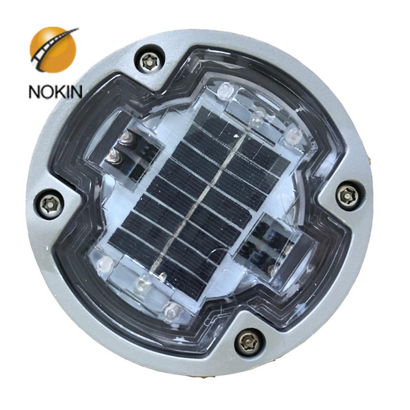 Amber Flashing Solar Pavement Marker With Shank-NOKIN Solar 